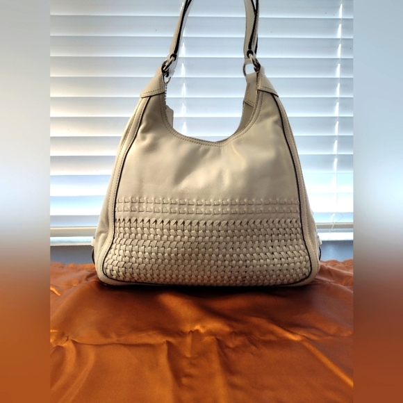 COACH Maggie Madison Woven Leather Shoulder HoboBag  23385 - Picture 12 of 16